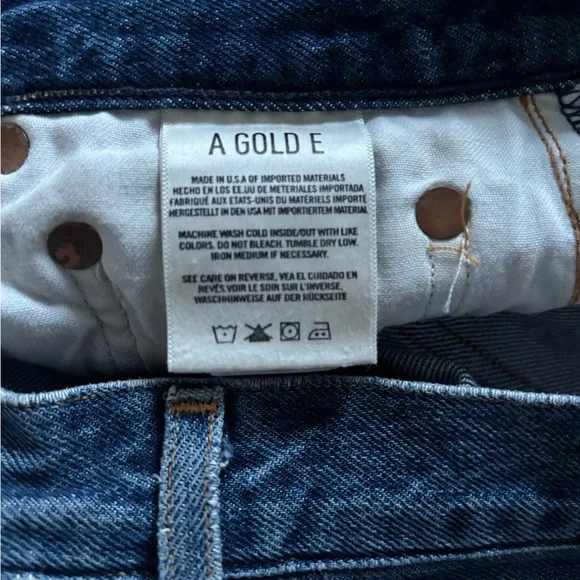 AGOLDE - Riley High Rise Straight Crop - Size 25 - Picture 7 of 8